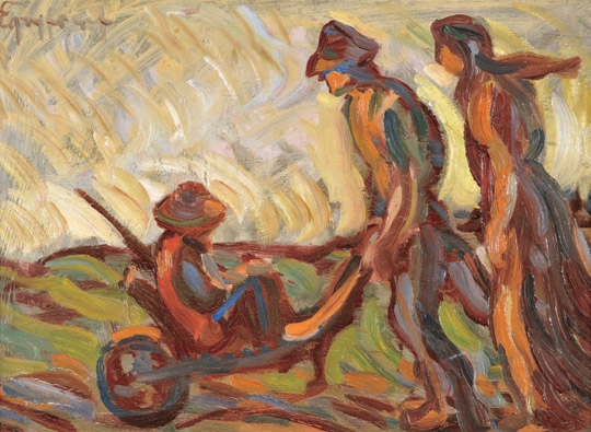 Egry József (1883-1951) Földmunkások, 1913 körül