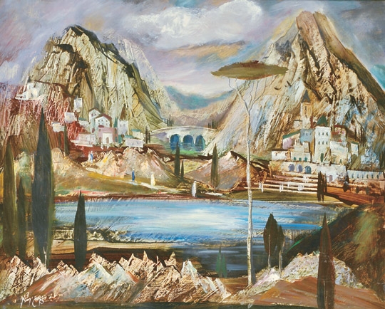 Molnár C. Pál (1894-1981) Itáliai táj