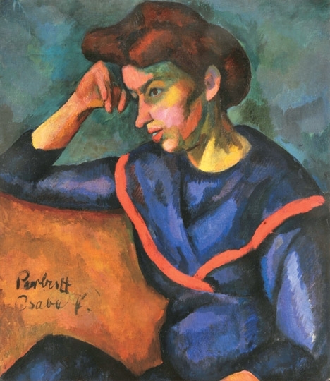 Perlrott-Csaba Vilmos (1880-1955) Vörös hajú nő, 1909 körül