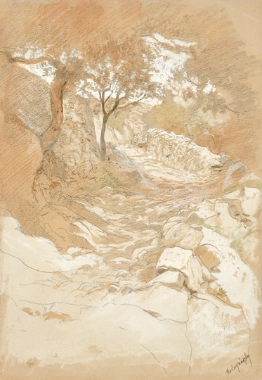 Mednyánszky László (1852-1919) Canyon