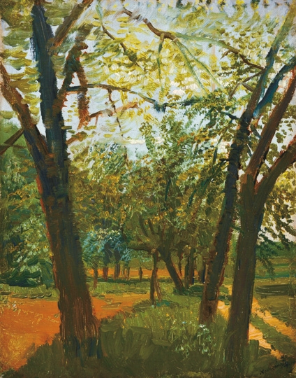 Mednyánszky László (1852-1919) Forest at Zugliget