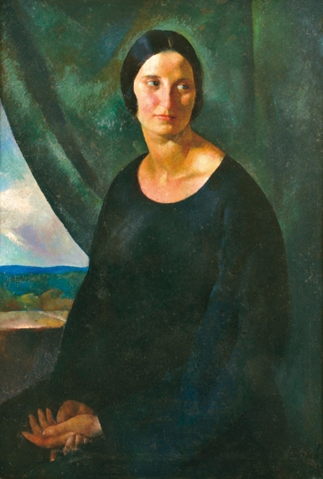 Patkó Károly (1895-1941) Woman portrait, 1922