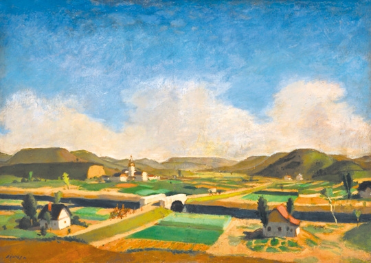Fényes Adolf (1867-1945) Fable-Landscape