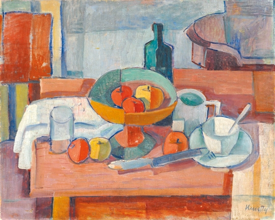 Kmetty János (1889-1975) Table Still-life