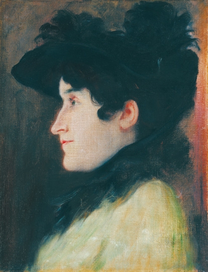 Rippl-Rónai József (1861-1927) Női arckép, 1889