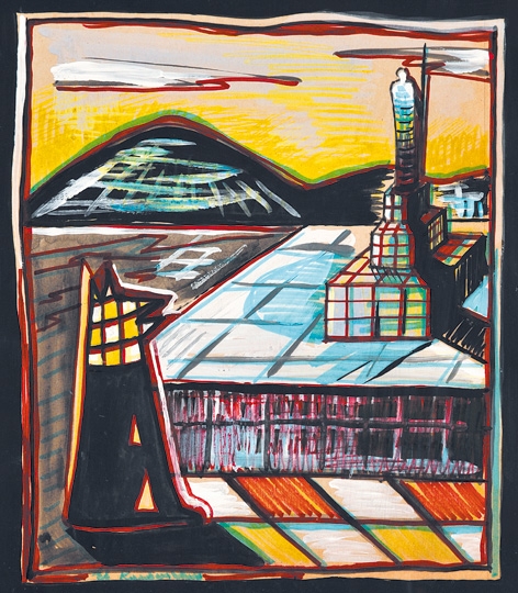 El Kazovszkij (1950-2008) Edge of the City