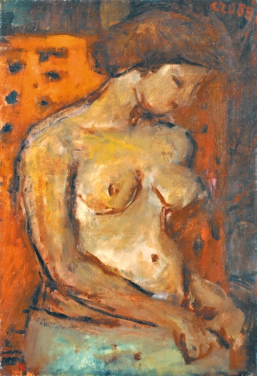 Czóbel Béla (1883-1976) Műteremben