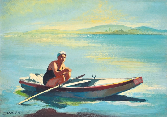 Istókovits Kálmán (1898-1990) Rowing, 1956
