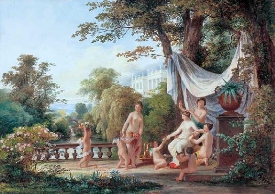 Markó Károly, Id. 1793-1860 Venus dressing
