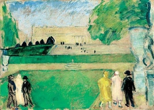 Vaszary János (1867-1939) Versailles, 1925