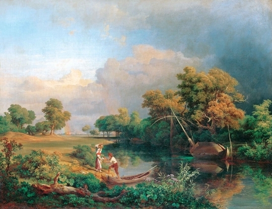 Markó Károly, Id. 1793-1860 The fisherman, 1841