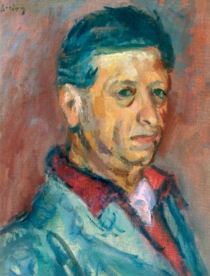 Berény Róbert (1887-1953) Önarckép, 1940 körül