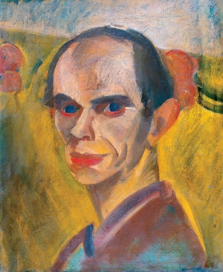 Derkovits Gyula (1894-1934) Önarckép, 1926