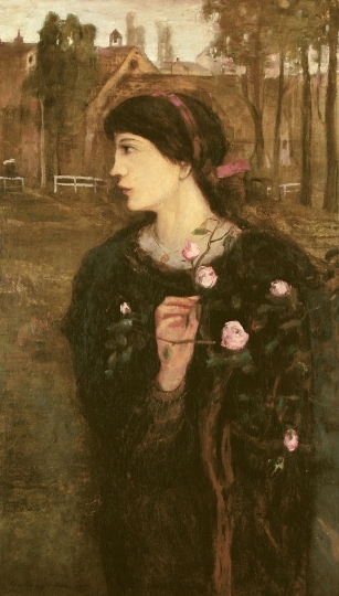 Gulácsy Lajos (1882-1932) Dal a Rózsatőről, 1904