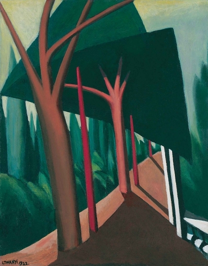 Tihanyi Lajos (1885-1938) Három fa, 1922
