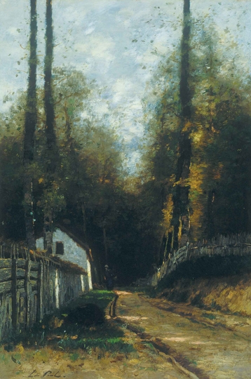 Paál László (1846-1879) Hajnal az erdőben, 1875