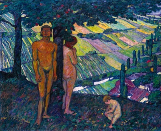 Egry József (1883-1951) Aranykor (Ádám és Éva), 1910