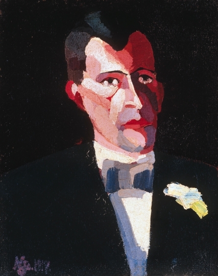 Nemes Lampérth József (1891-1924) Férfiportré, 1917