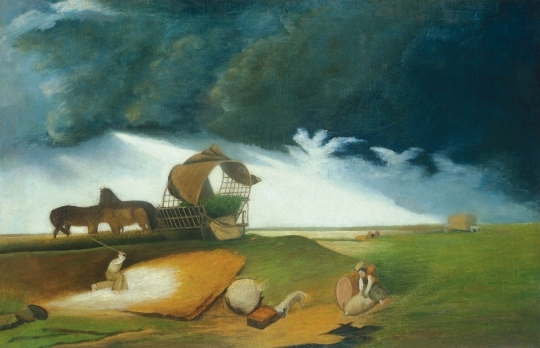 Csontváry Kosztka Tivadar (1853-1919) Storm over the Hungarian Plains, Early 1890s