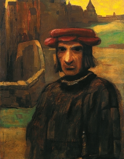 Gulácsy Lajos (1882-1932) The Villain, 1904