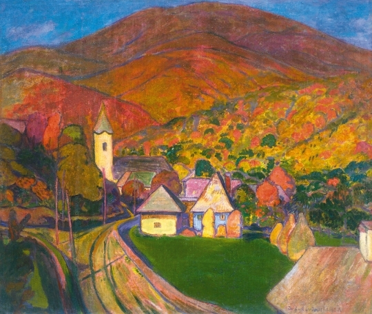Iványi Grünwald Béla (1867-1940) Nagybánya Landscape I., 1907-1908