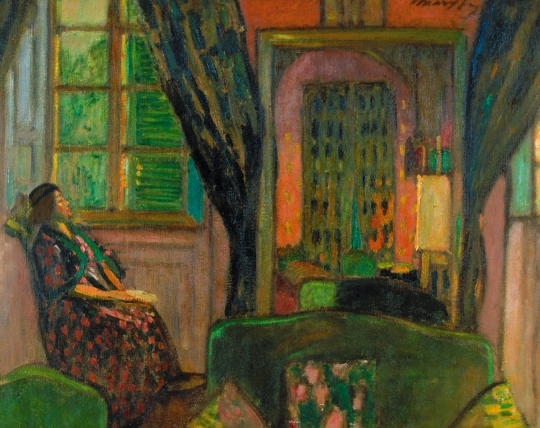 Márffy Ödön (1878-1959) Indoors, circa 1906