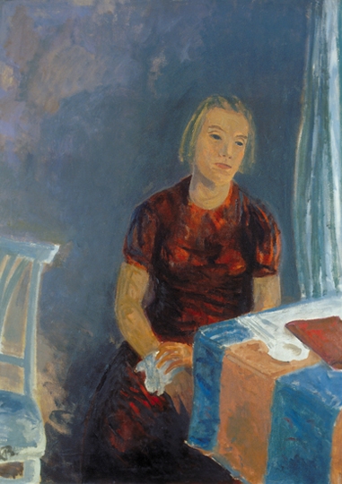 Bernáth Aurél (1895-1982) Portrait of Elvira, 1936-1937
