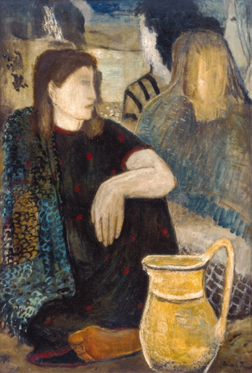 Ámos Imre (1907-1944) Sorrowful women, 1933