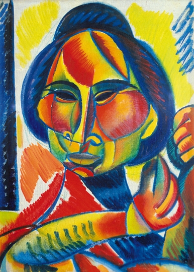 Hincz Gyula (1904-1986) Női arckép, 1930-as évek?