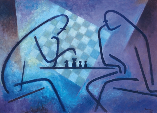 Bortnyik Sándor (1893-1976) Chess-players, 1970