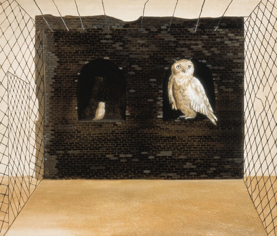 Ország Lili (1926-1978) Owl in a net, 1955