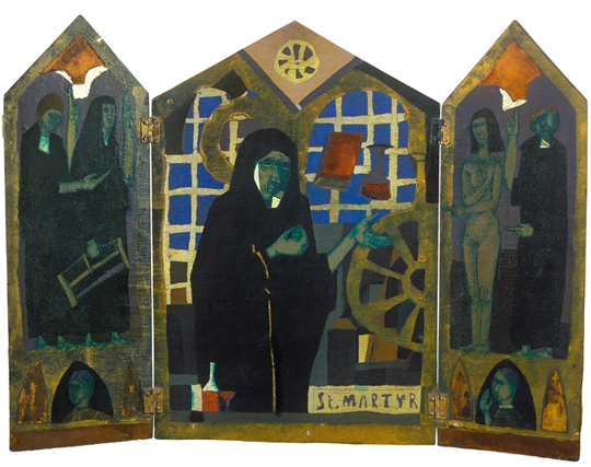 Kondor Béla (1931-1972) Catherine altar, 1961