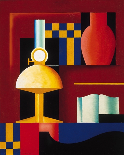 Bortnyik Sándor (1893-1976) Composition with a lamp, 1923