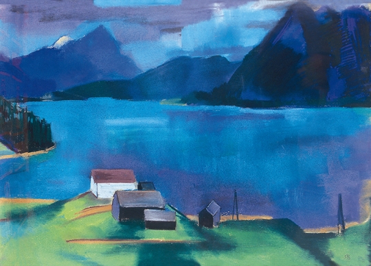 Bernáth Aurél (1895-1982) Walchen lake, 1927