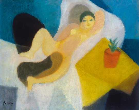 Berény Róbert (1887-1953) Shadow and Olympia, around 1928-1929