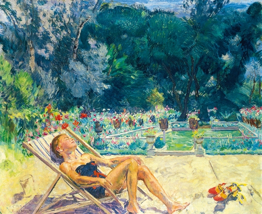 Csók István (1865-1961) Sun bath, 1938