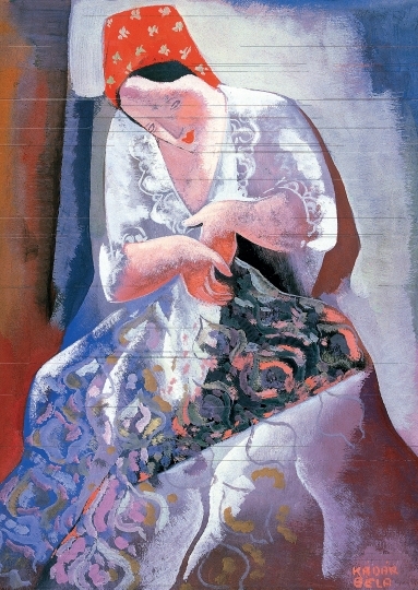Kádár Béla (1877-1956) Carpet-Mender, 1937