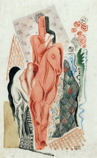 Kádár Béla (1877-1956) Nude on Horseback, circa 1939