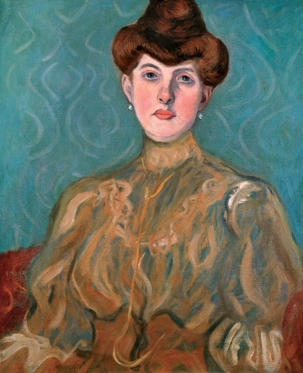 Kádár Béla (1877-1956) A művész felesége, 1907 k.
