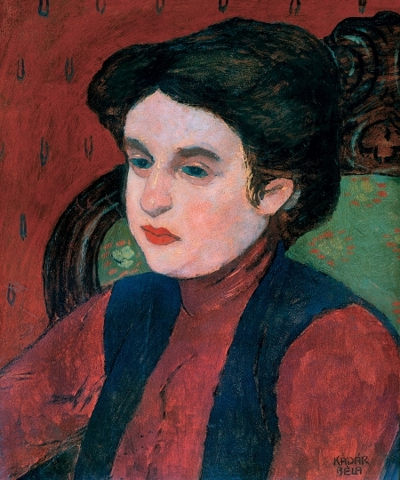 Kádár Béla (1877-1956) A művész felesége, 1909