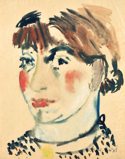 Anna Margit (1913-1991) Self Portrait, 1936