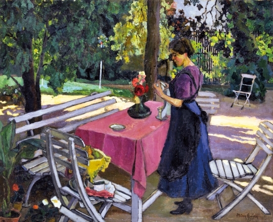 Plány Ervin (1885-1916) In the Garden, 1911