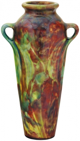Zsolnay Vase with Flower-Pattern, Zsolnay, 1900