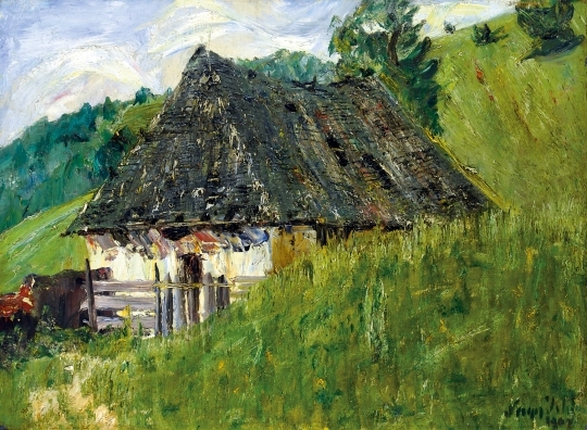 Nagy István (1873-1937) Ház a hegyekben, 1907