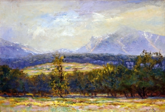 Mednyánszky László (1852-1919) Autumn landscape of Tátra