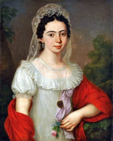 Donát János (1744â€“1830) Ifjú hölgy portréja, 1819