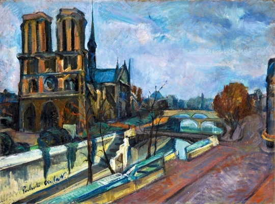 Perlrott-Csaba Vilmos (1880-1955) Notre Dame