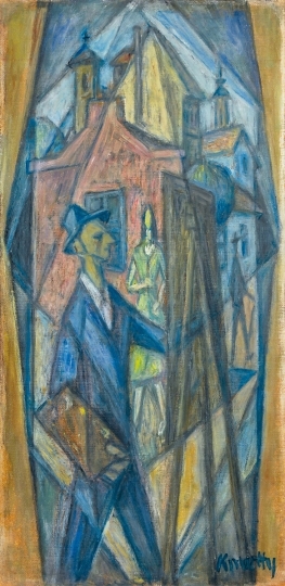 Kmetty János (1889-1975) A festő Szentendrén (Kisváros)