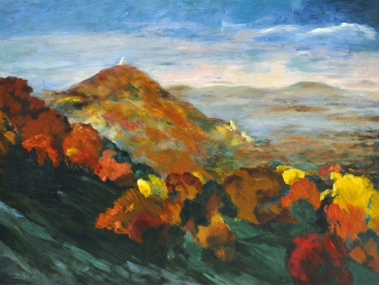 Bardócz Árpád (1882-1938) Mountainside at autumn