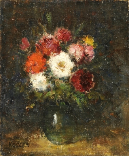 Koszta József (1861-1949) Flower Still-Life